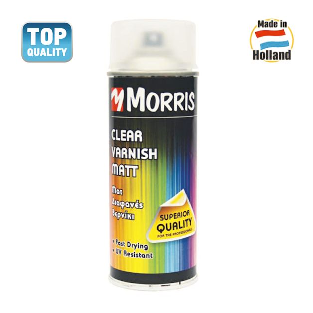 Σπρέυ διάφανο βερνίκι Morris