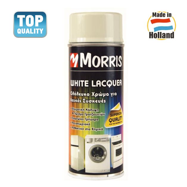 Σπρέυ για λευκές οικιακές συσκευές (white lacquer) Morris