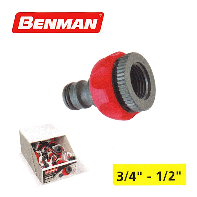 Συστολή με πάσο και μειωτή 3/4" - 1/2" Benman