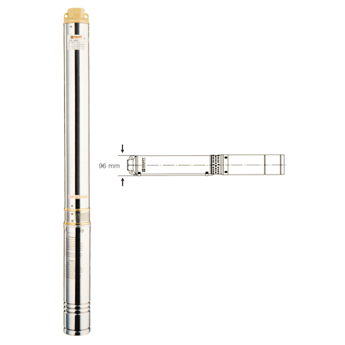 Αντλία 4" Kraft 4KWP-300/14 T
