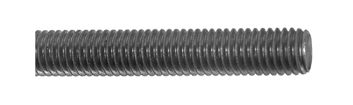 Ντίζα DIN 975 μετρικό σπείρωμα 4.8 μαύρη 1 μέτρου
